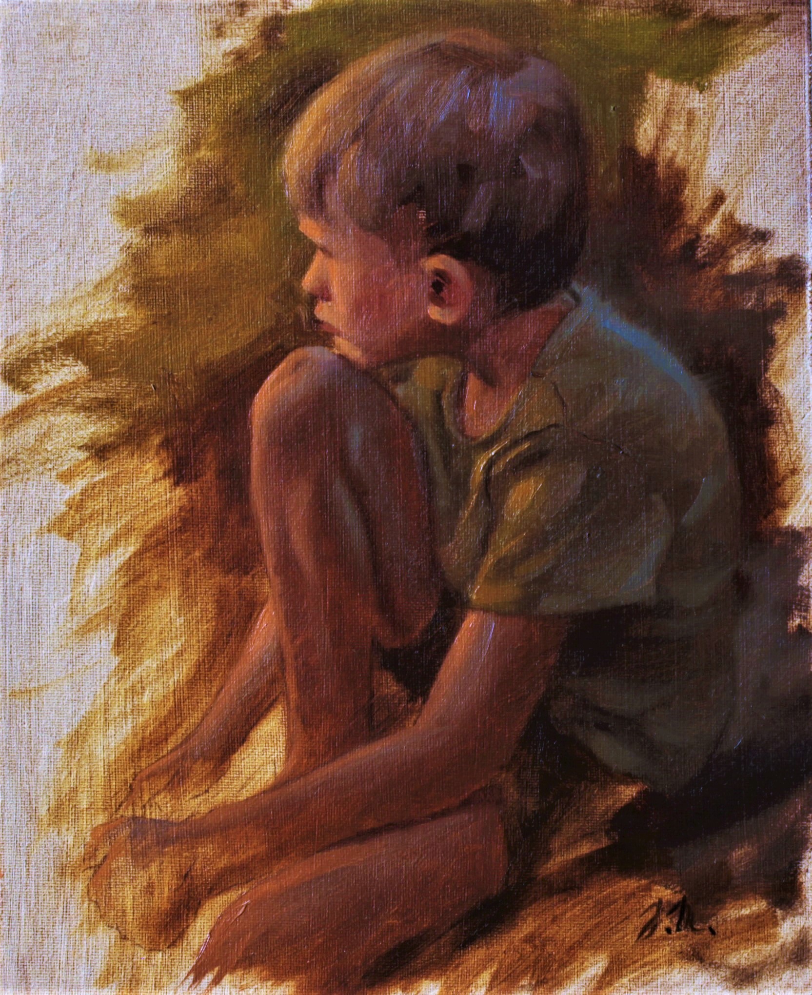 Study of my son